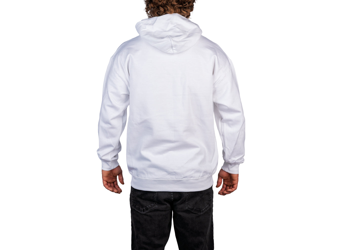 Channel Master White Hoodie (Black Logo)