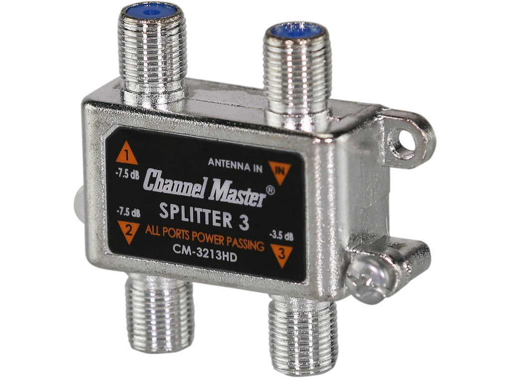 Channel Master Splitter 3 Angle, Part Number: CM-3213HD