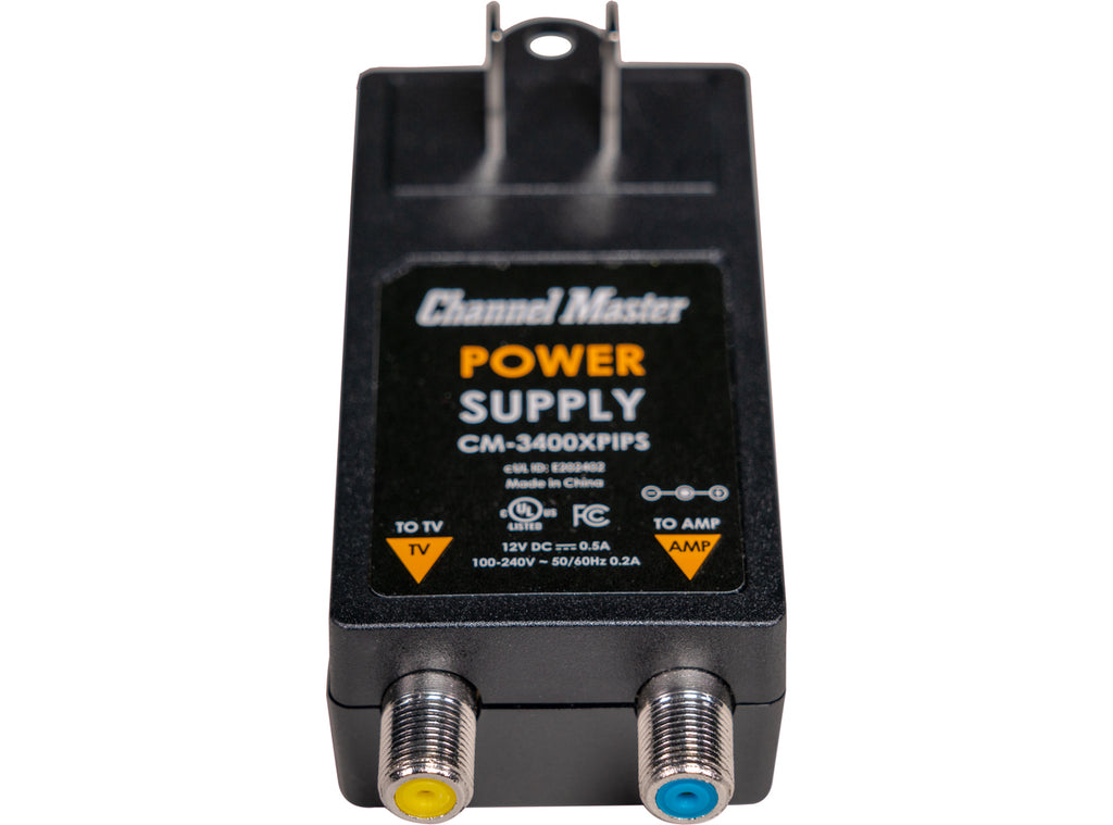 Channel Master Power Over Coax Adapter Bottom, Part Number: CM-3400XPIPS