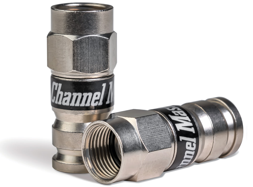 Channel Master Coaxial Compression "F" Connector (25-Pack) Detail, Part Number: CM-7170-25