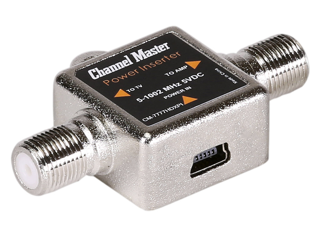 Channel Master MicroAmp Indoor Antenna Amplifier Power Inserter, Part Number: CM-7776