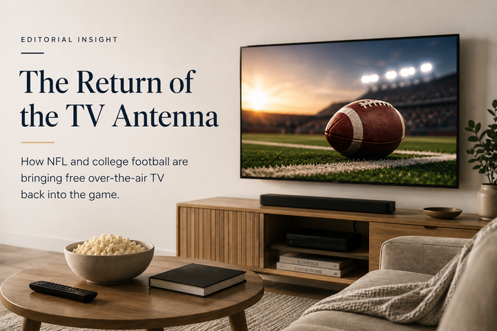 A New Generation Is Discovering TV Antennas Through Live Sports