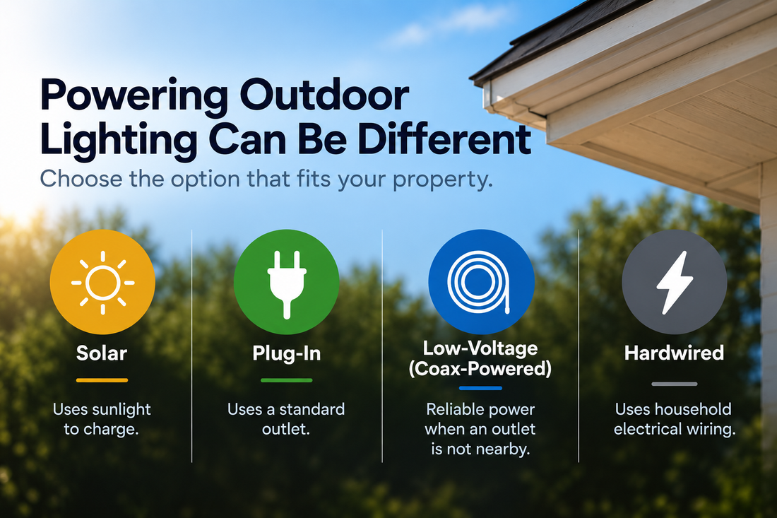 Choosing Outdoor Lighting: Solar, Plug-In, Low-Voltage or Hardwired?