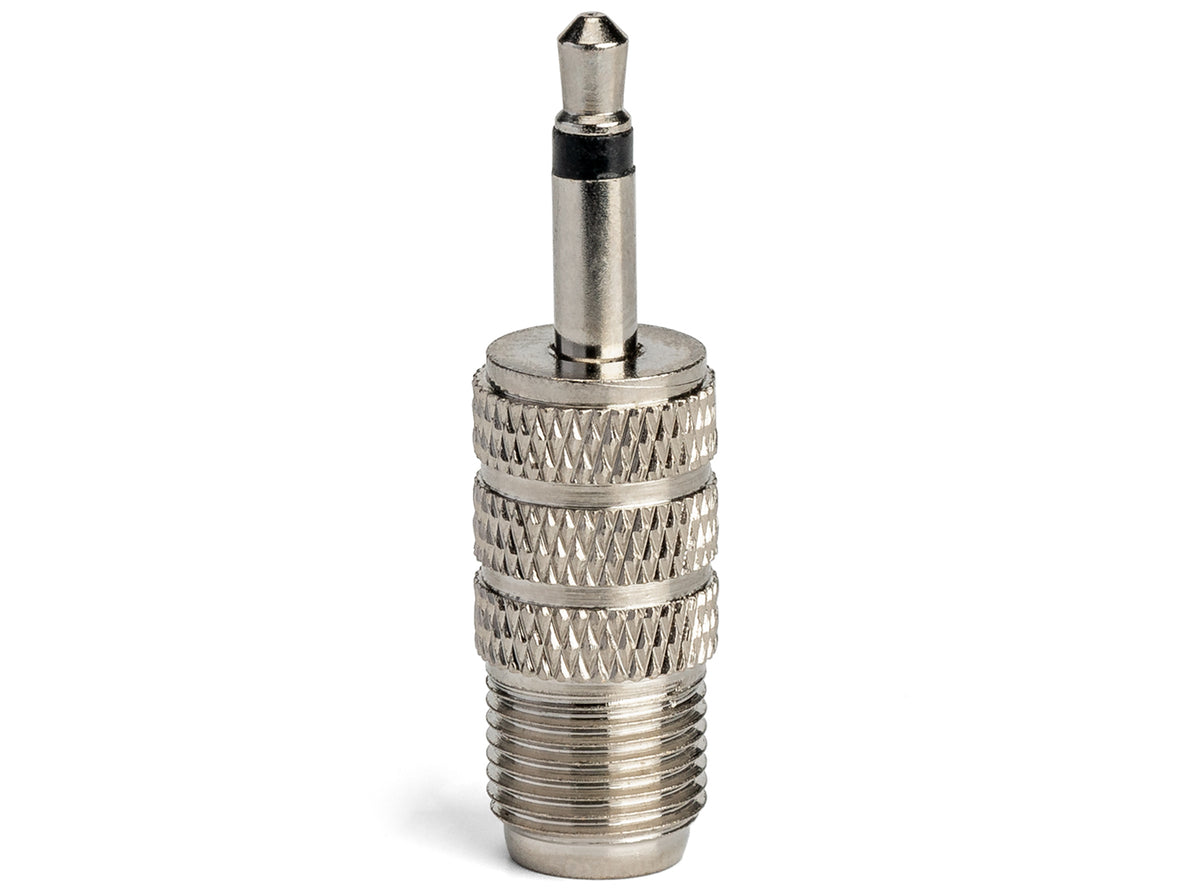 Local Channel Adapter FM Antenna Adapter - 3.5mm Plug to Female F-Type Coax Connector ...