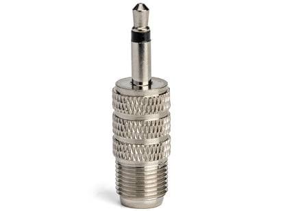 FM Antenna Adapter - 3.5mm Plug to Female F-Type Coax Connector (2 Pack)