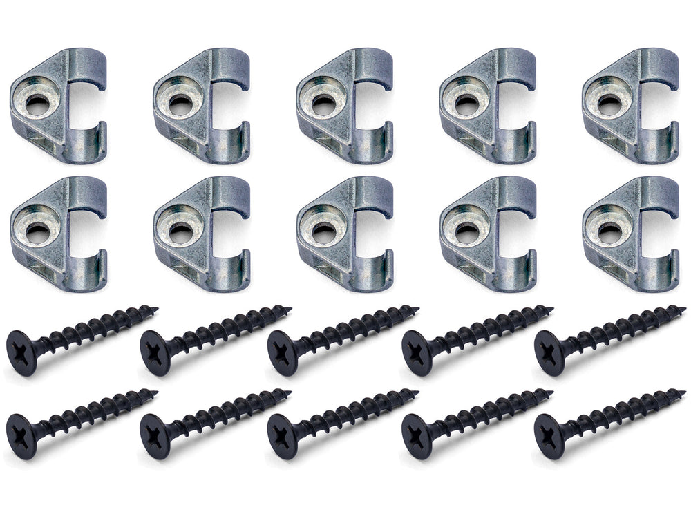 All-Metal Coaxial Cable Clips
