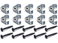 All-Metal Coaxial Cable Clips