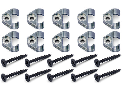 All-Metal Coaxial Cable Clips