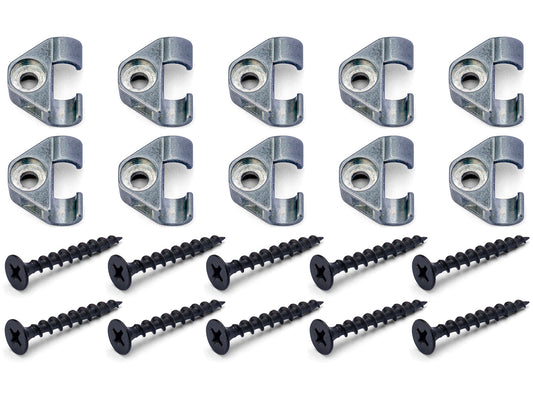 All-Metal Coaxial Cable Clips