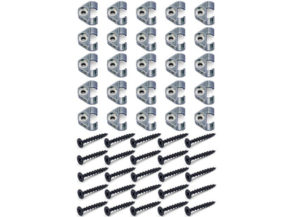 All-Metal Coaxial Cable Clips