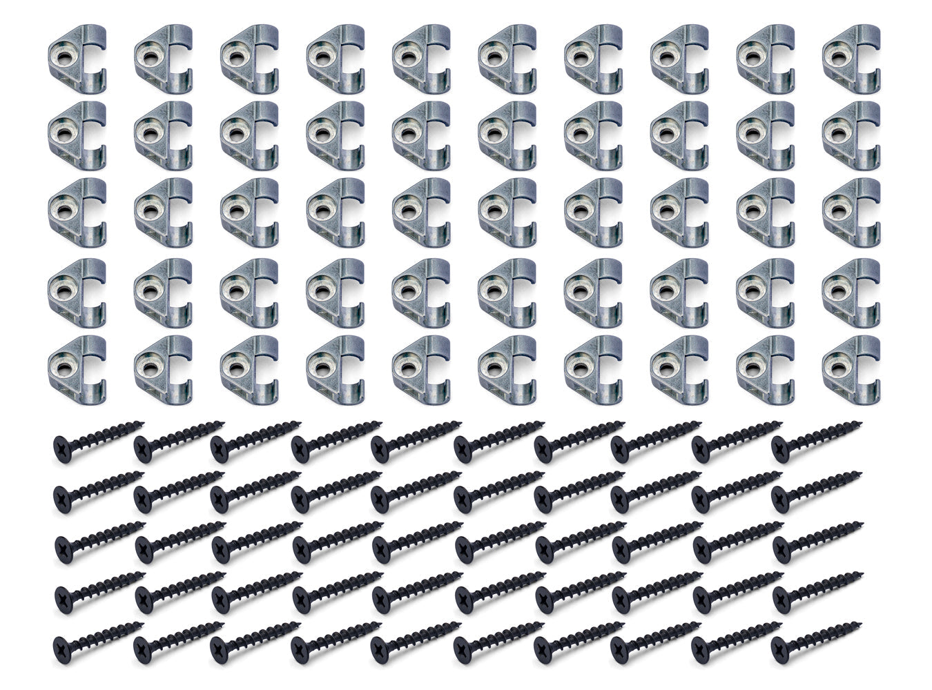All-Metal Coaxial Cable Clips