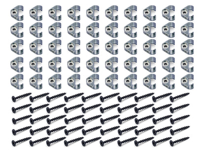 All-Metal Coaxial Cable Clips