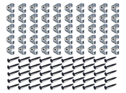 All-Metal Coaxial Cable Clips