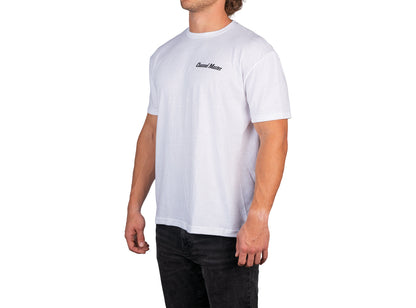 Channel Master White T-Shirt (Black Logo)