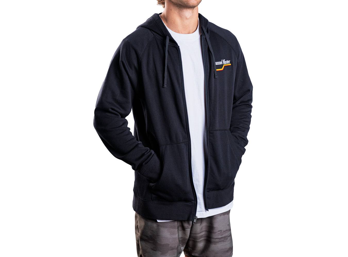 Fleece Hooded Full-Zip Jacket with Iconic Channel Master Logo