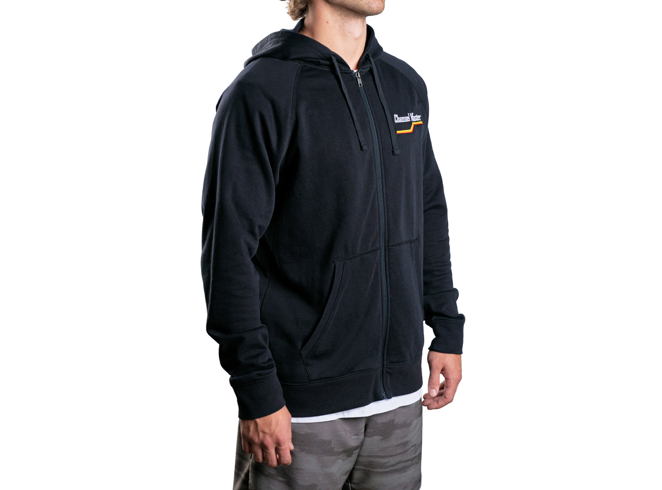 Fleece Hooded Full-Zip Jacket with Iconic Channel Master Logo