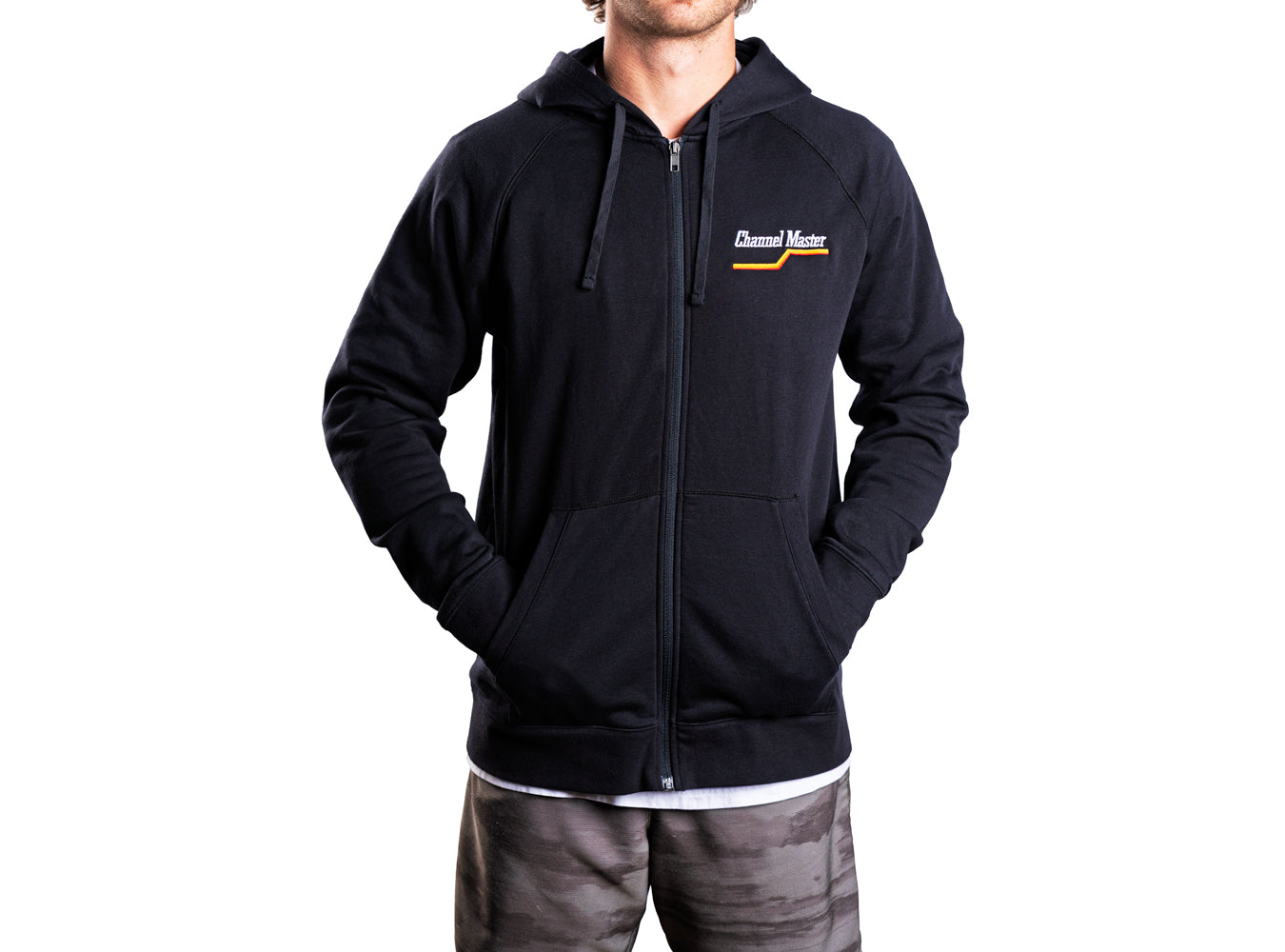 Fleece Hooded Full-Zip Jacket with Iconic Channel Master Logo