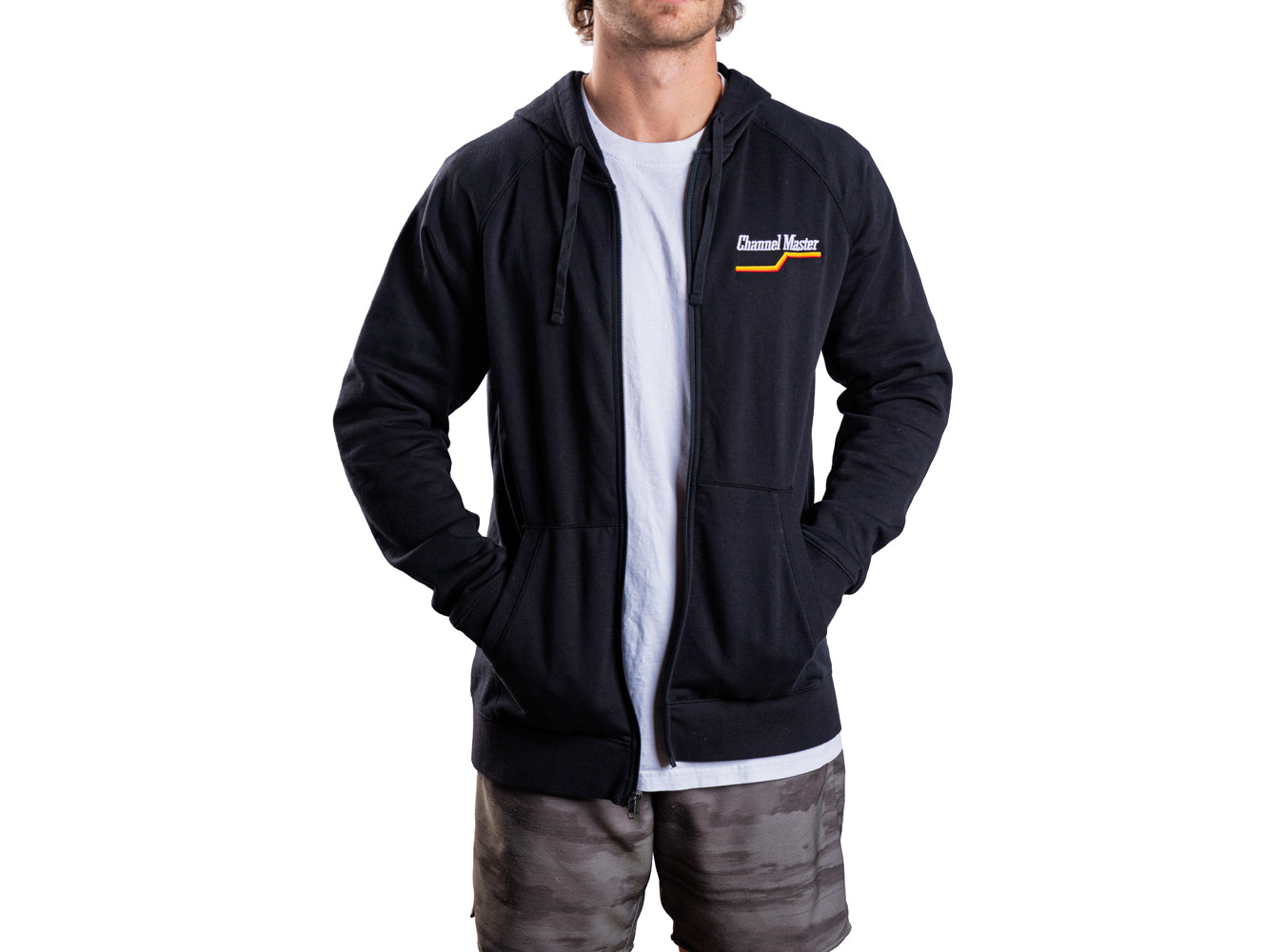 Fleece Hooded Full-Zip Jacket with Iconic Channel Master Logo