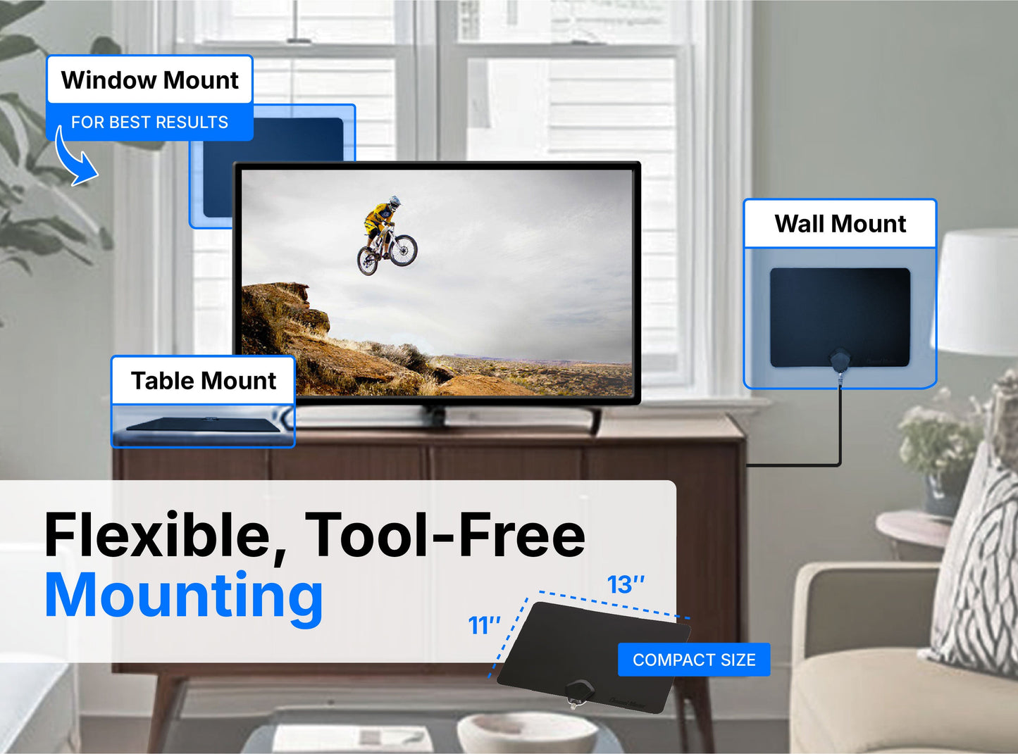 FLATenna with Booster