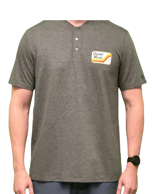 Men's OGIO Evolution Henley with Channel Master Logo