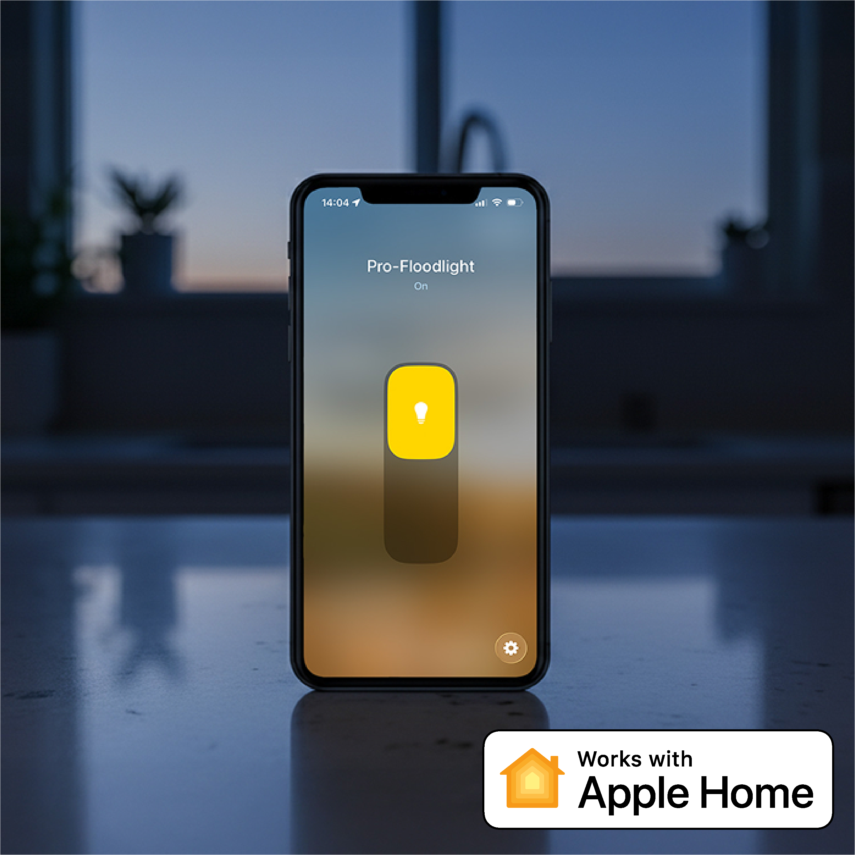 Control the Pro-Floodlight with the Apple Home app