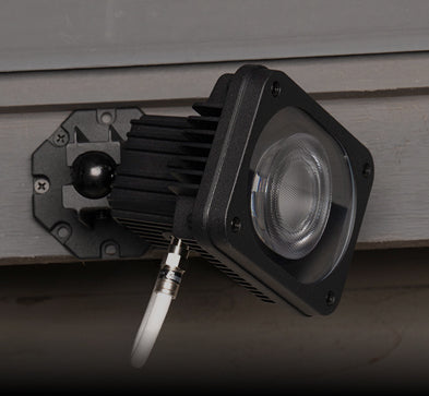 Pro-Floodlight mounted outdoors