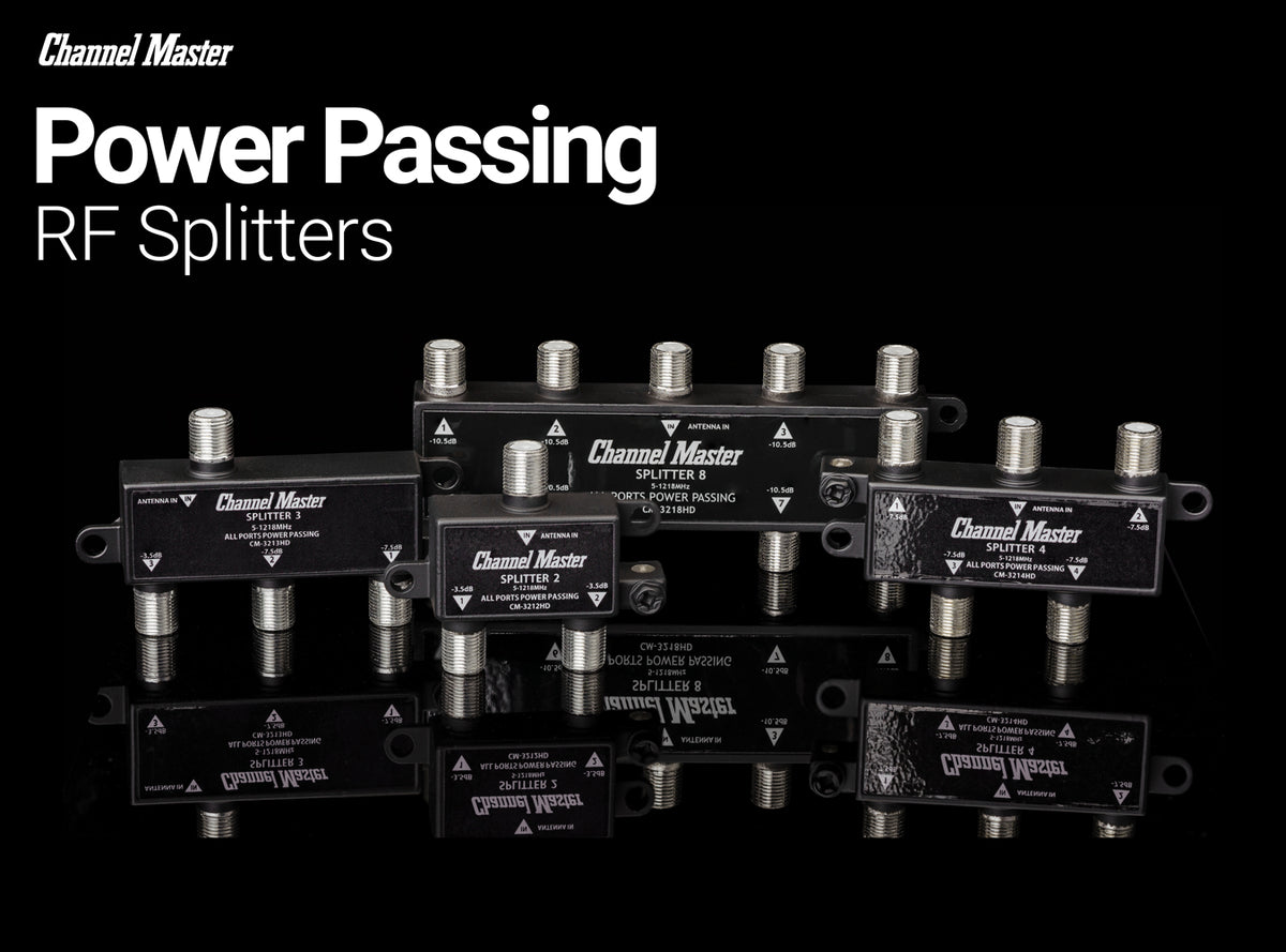 Splitter 4 for TV Antennas (4-Way) | Channel Master (CM-3214HD)