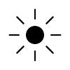 Reliable brightness icon
