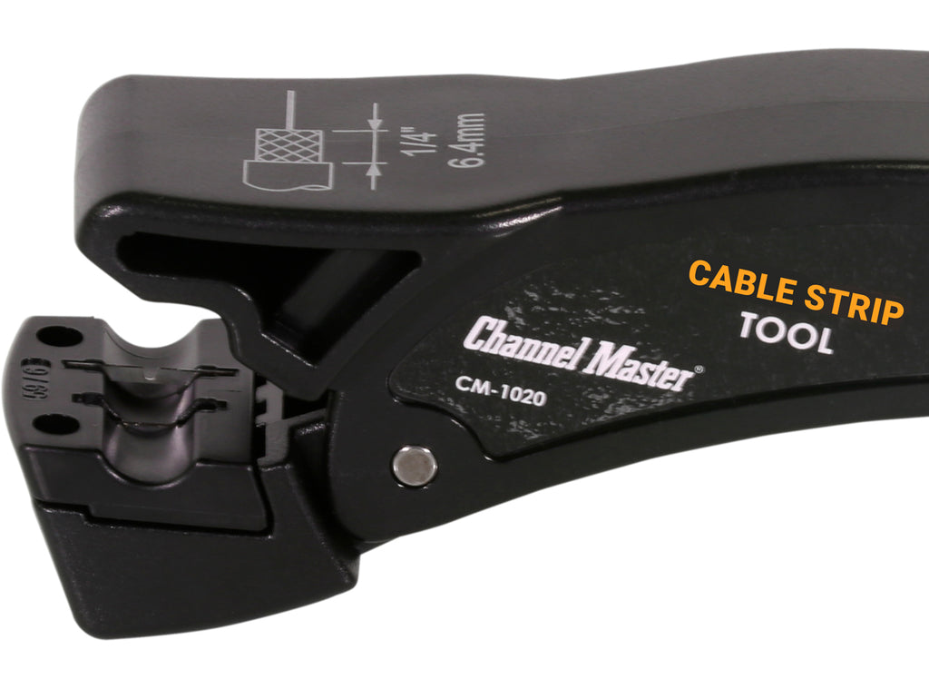 Channel Master Coaxial Cable Preparation Tool/Stripper Detail, Part Number: CM-1020