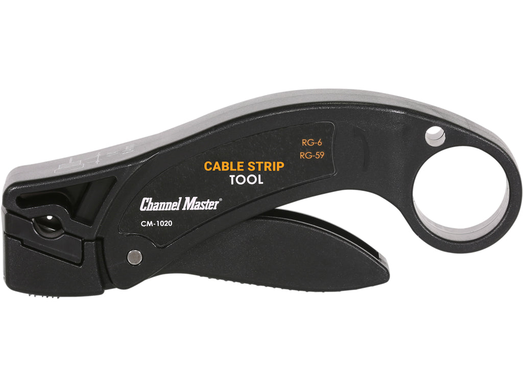 Channel Master Coaxial Cable Preparation Tool/Stripper Side, Part Number: CM-1020