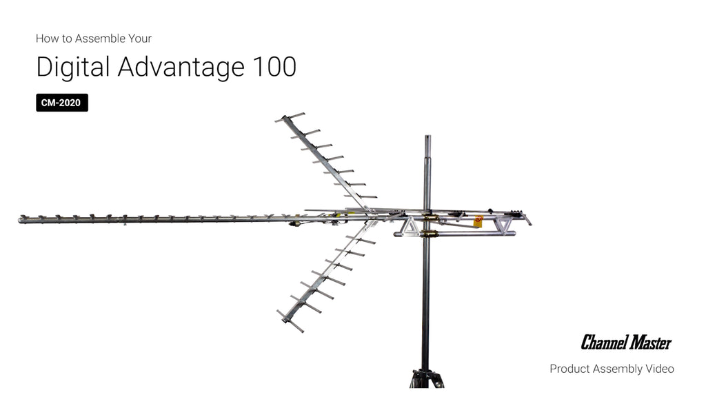 Channel Master Digital Advantage 100 Video, Part Number: CM-2020