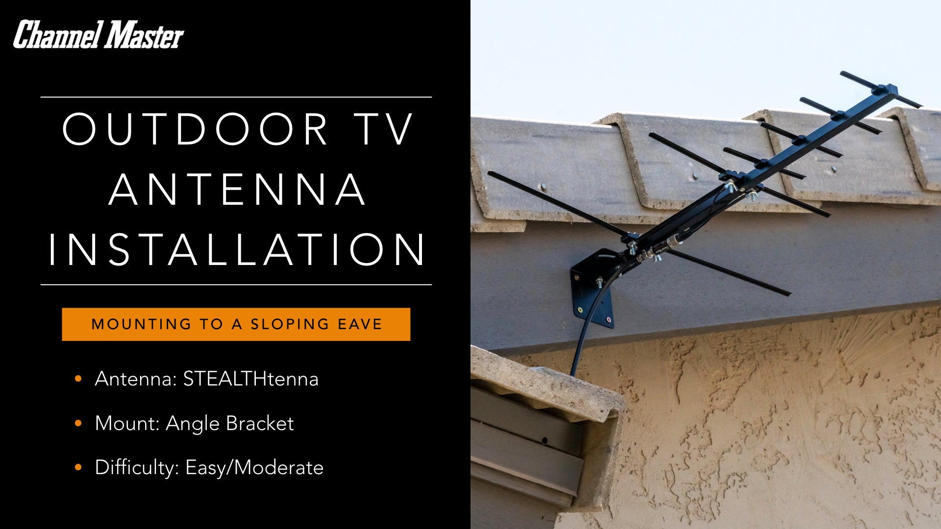 Channel Master STEALTHtenna 50 Install Video, Part Number: CM-3010HD