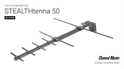 Channel Master STEALTHtenna 50 Assembly Video, Part Number: CM-3010HD