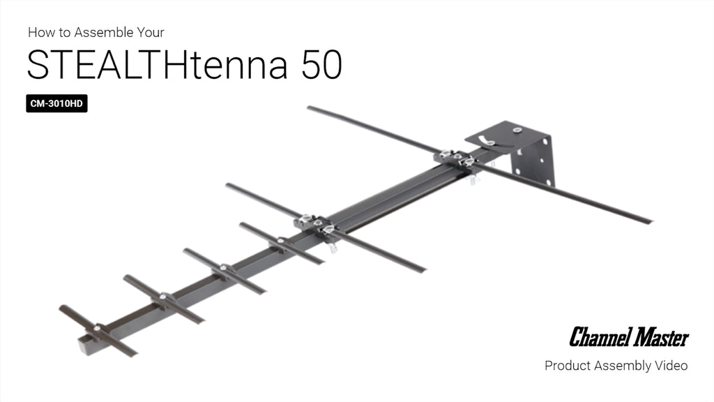 Channel Master STEALTHtenna 50 Assembly Video, Part Number: CM-3010HD