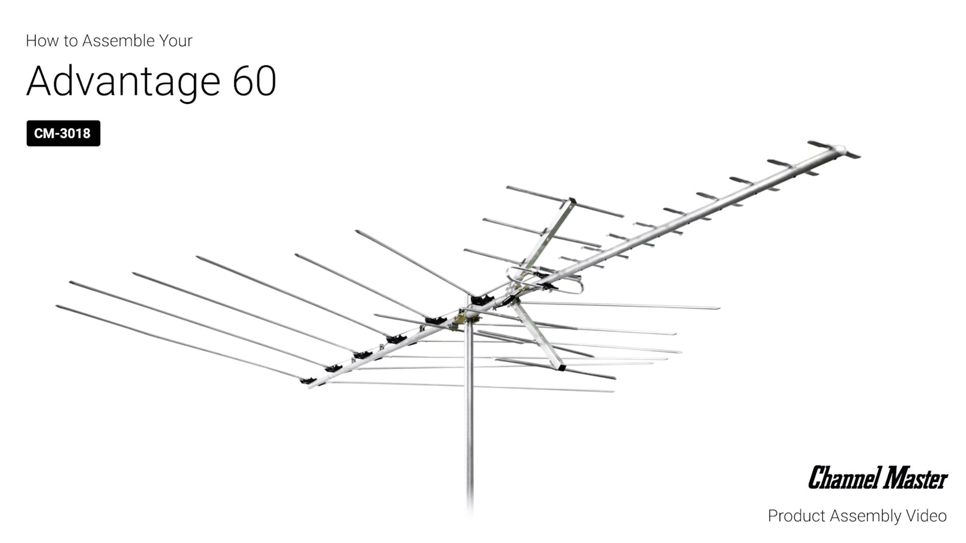 Channel Master Advantage 60 Video, Part Number: CM-3018