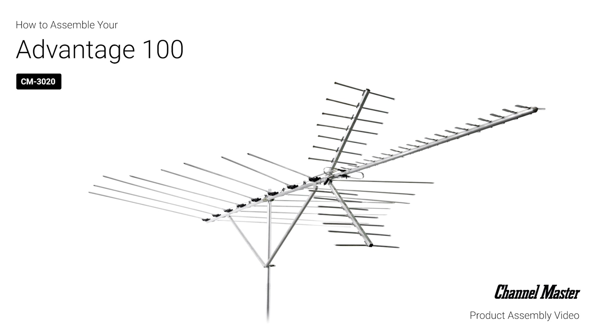 Channel Master Advantage 100 Video, Part Number: CM-3020