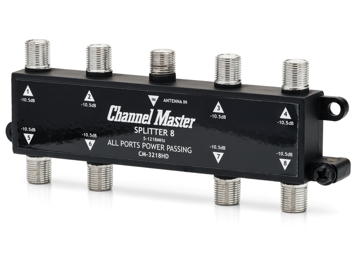 Splitter 8 for TV Antennas (8Way) Channel Master (CM3218HD)