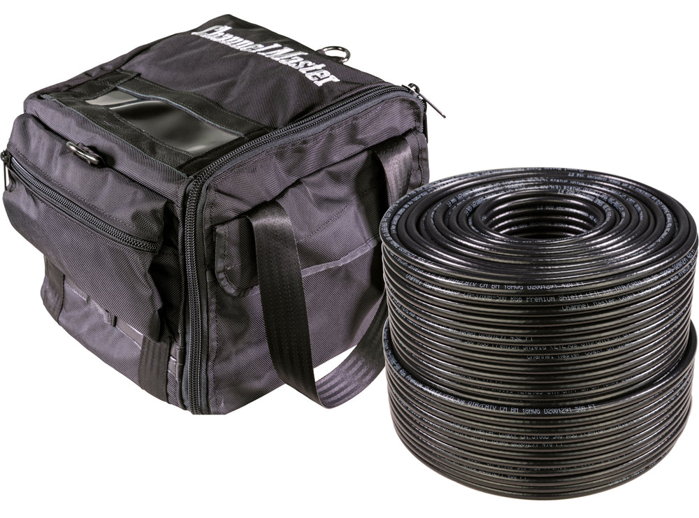 Coax+ Cable and Tool Bag System (Black)