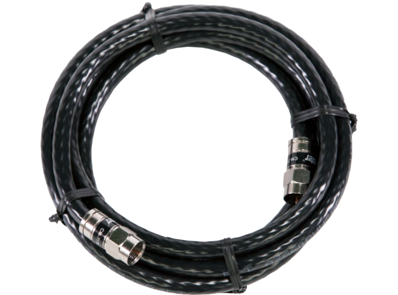 6' Coaxial Cable Black
