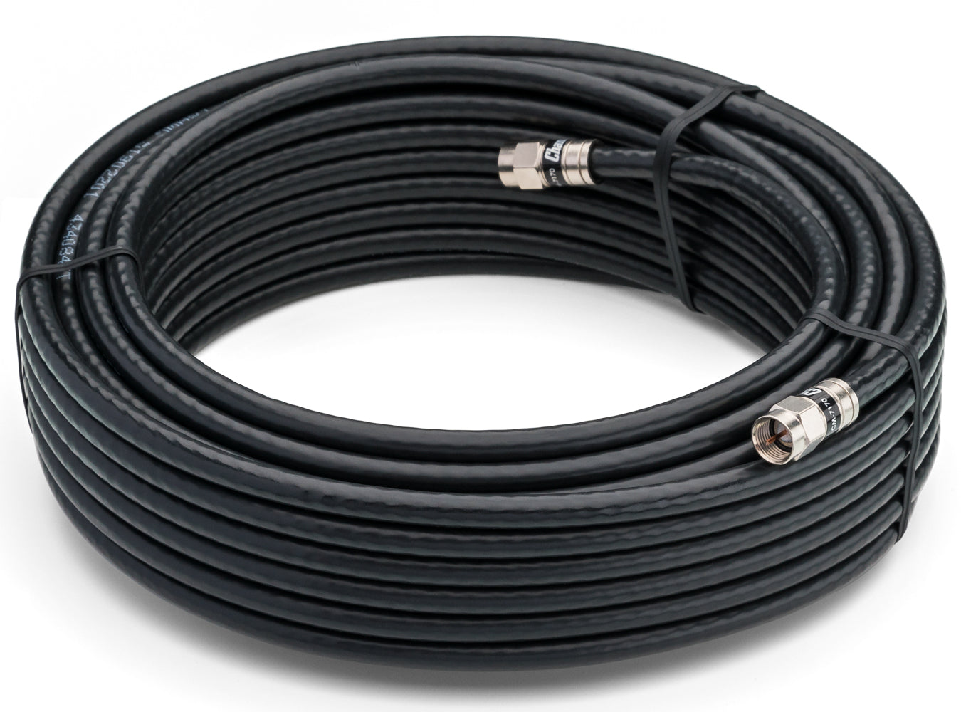 100' Coaxial Cable Black