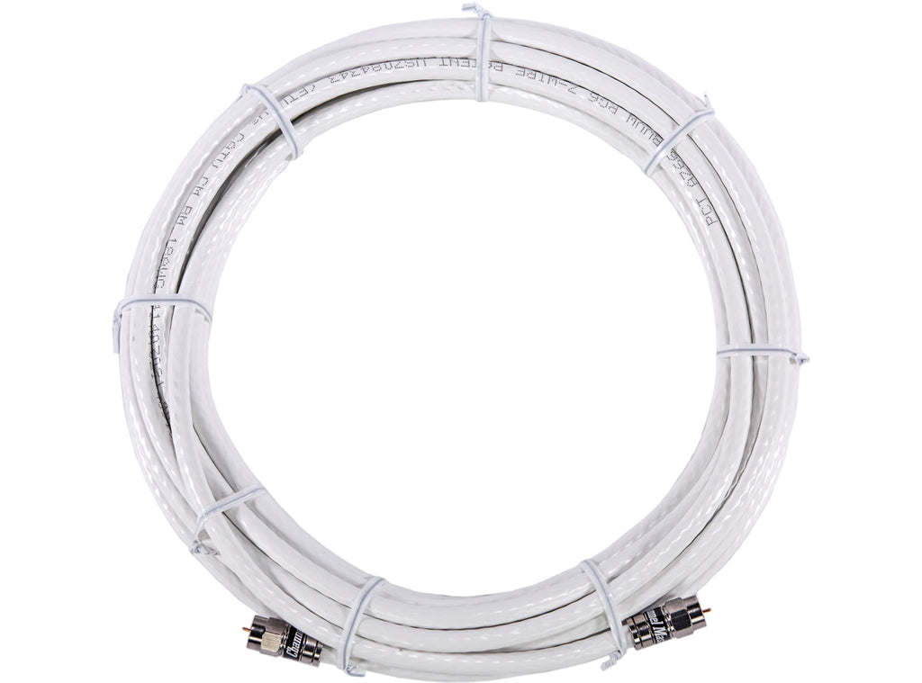 Channel Master 50' Coaxial Cable White Rolled, Part Number: CM-3710