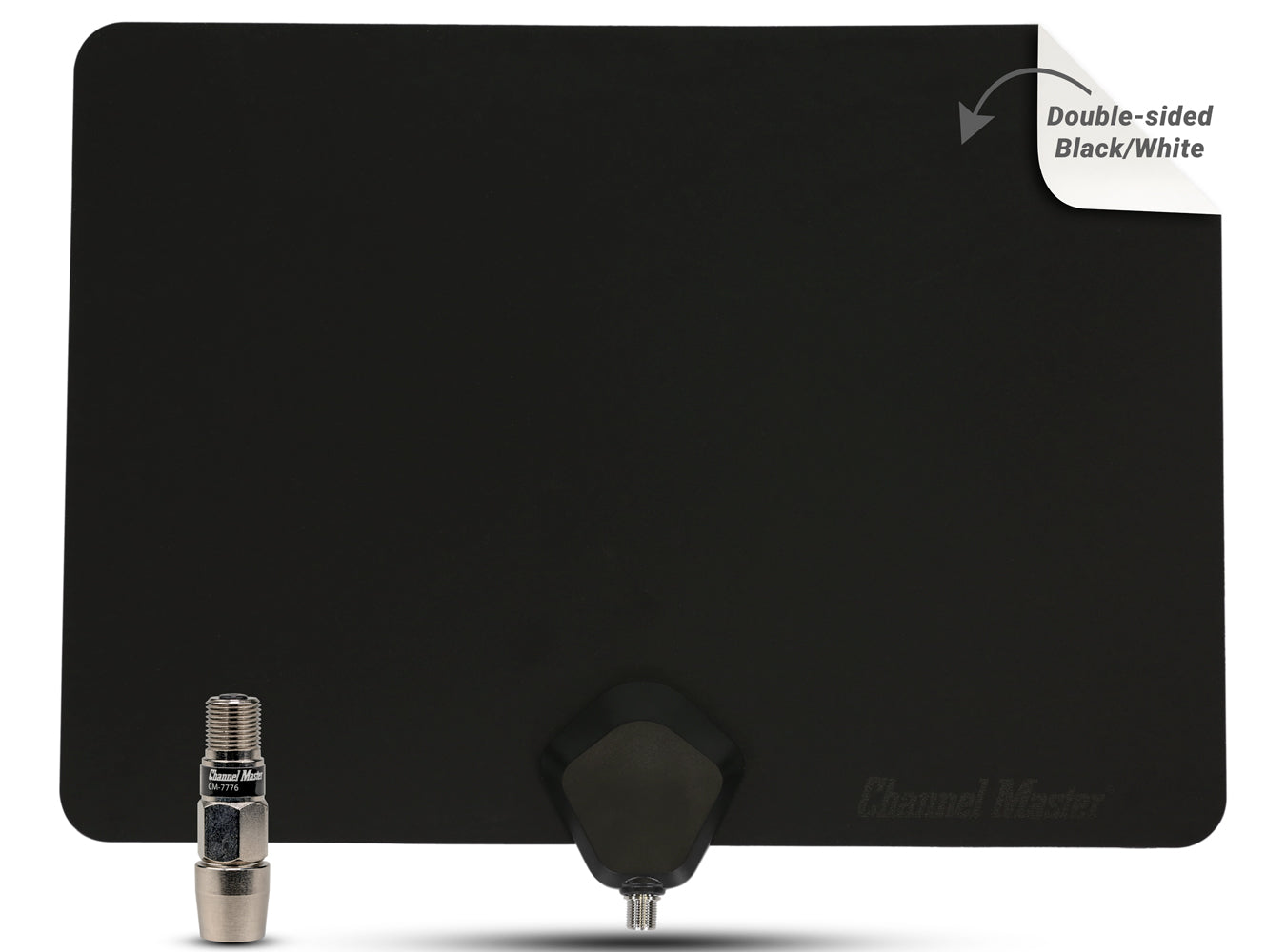 5 Antena TV Digital Tanpa Set Top Box Terbaik untuk Tahun 2023 FLATenna+ Amplified Indoor TV Antenna - Receives Digital and HD Signals | Channel Master