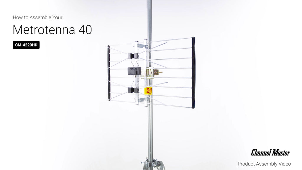 Channel Master METROtenna 40 Assembly Video, Part Number: CM-4220HD