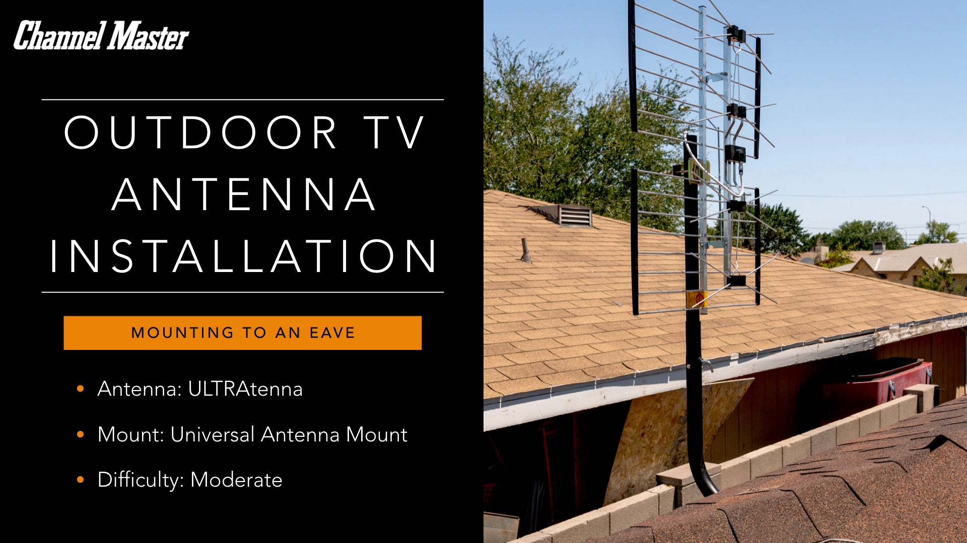 Channel Master Universal Antenna Mount Install Video, Part Number: CM-3090