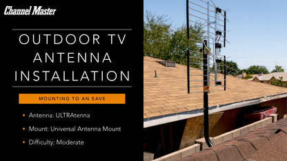 Channel Master Universal Antenna Mount Install Video, Part Number: CM-3090