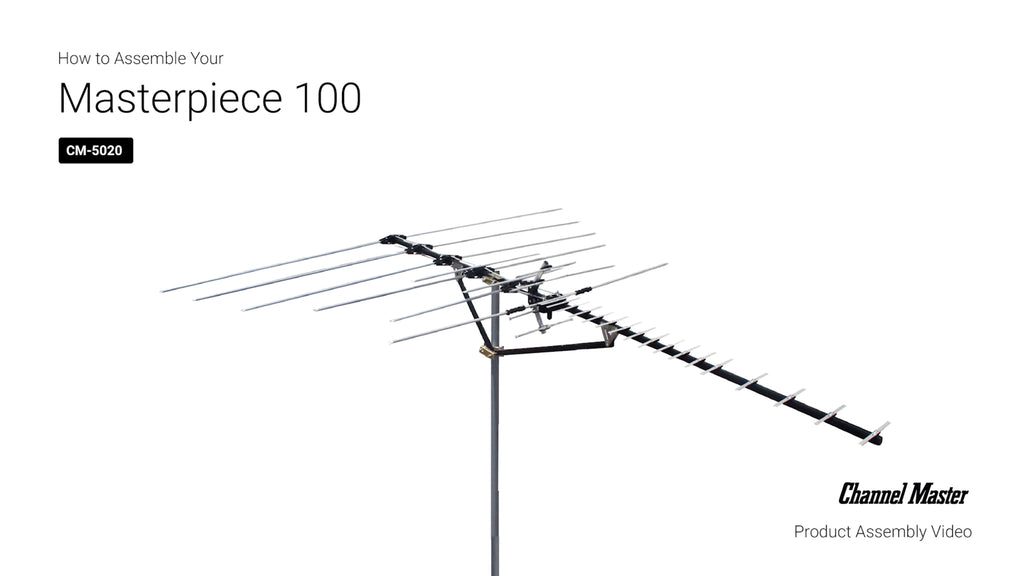 Channel Master Masterpiece 100 Video, Part Number: CM-5020