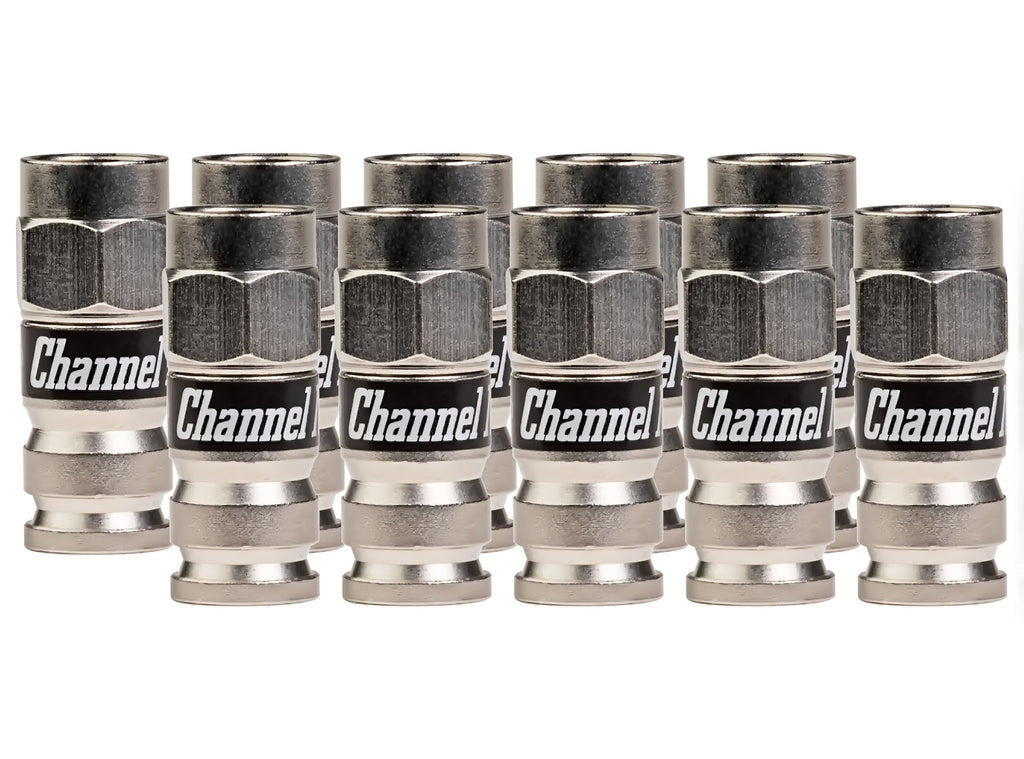 Channel Master Coaxial Compression "F" Connector (10-Pack), Part Number: CM-7170-10