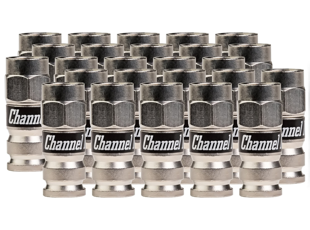 Channel Master Coaxial Compression "F" Connector (25-Pack), Part Number: CM-7170-25