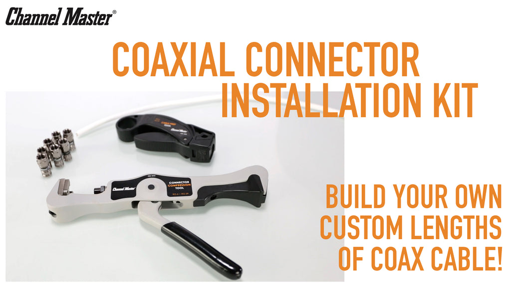 Channel Master Coaxial Connector Installation Kit Video, Part Number: CM-7170BDL