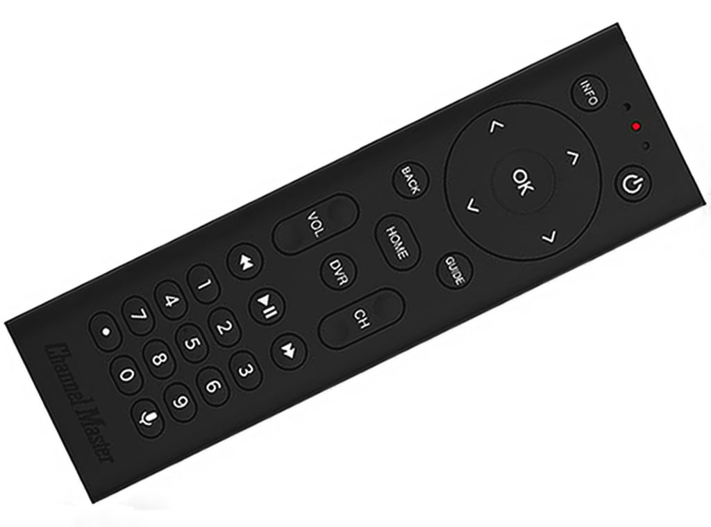 Channel Master Stream+ Media Player and OTA DVR Remote Detail, Part Number: CM-7600